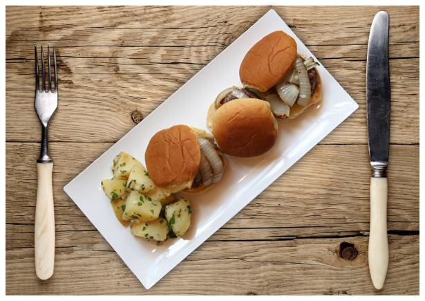 Cheddar Stuffed Sliders