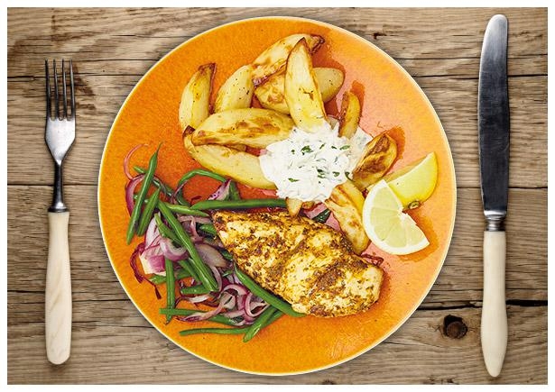 Cajun-gewürzte Hähnchenbrust 