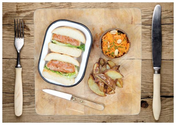 Smokey Homemade Hamburgers 