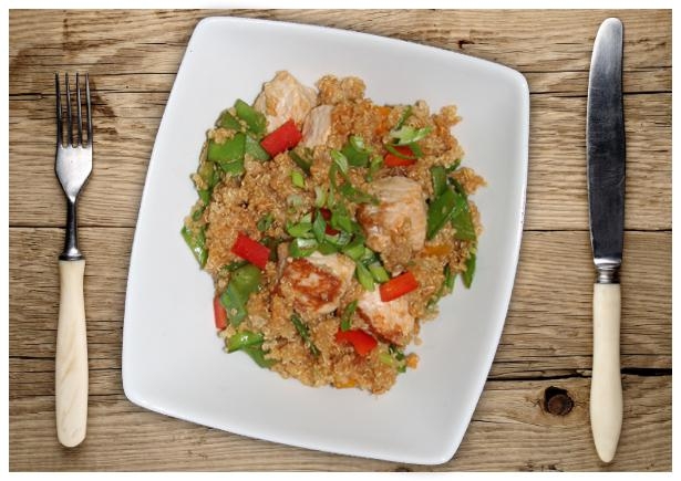 Pork Quinoa Chaufa
