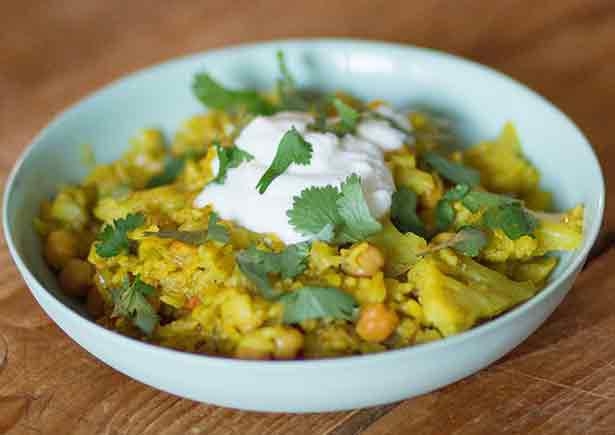 Indian Spiced Cauliflower Pilaf