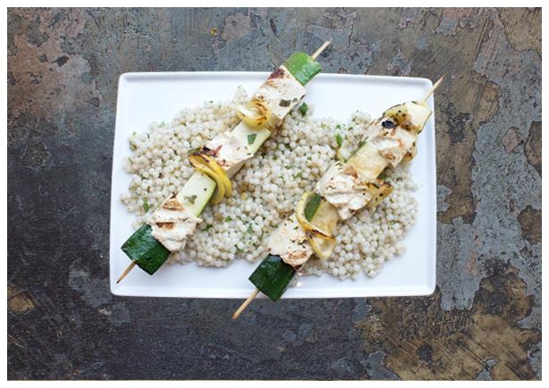 Lisa's Herby Tofu Skewers