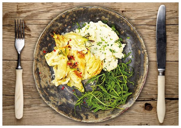 Delikates Fenchel-Chili Gratin