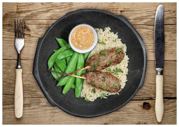 Cumin Spiced Beef Skewers 