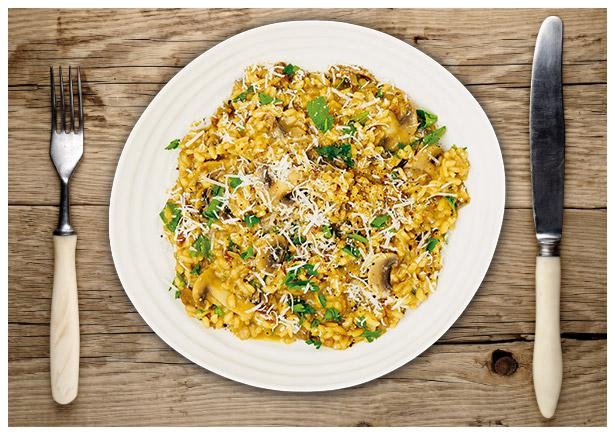 Edles Champignon-Risotto