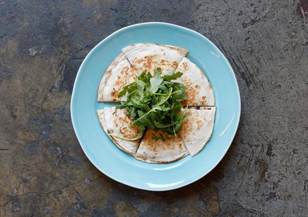 Caramelized Onion and Portobello Quesadilla