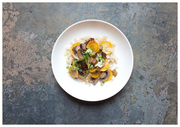 Mushroom and Chinese Eggplant Stir-Fry