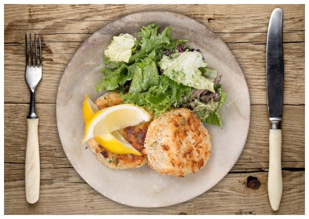 Lightly Smoked Salmon Fishcakes