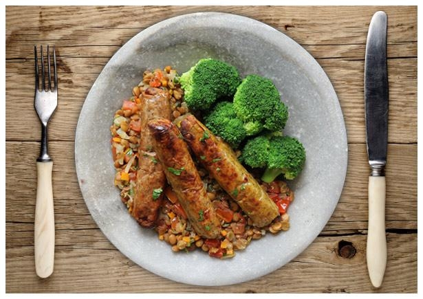 OMFG Veggie Sausages 