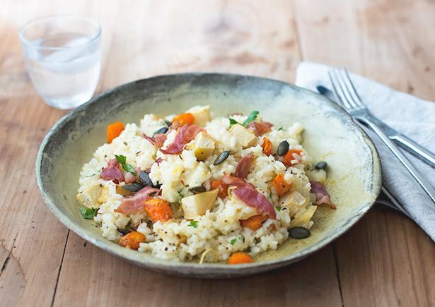 Herbstliches Pastinaken-Rosmarin Risotto