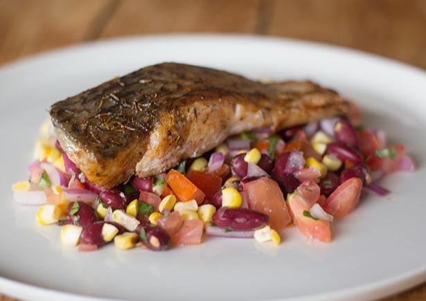 Cajun Fish with Succotash