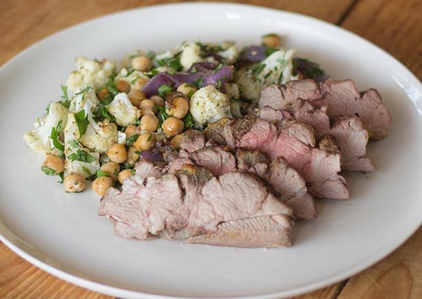 Roasted Spring Lamb with Za'atar Cauliflower