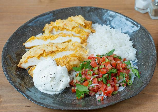 Putenbrust mit knuspriger Tortilla-Gouda Kruste