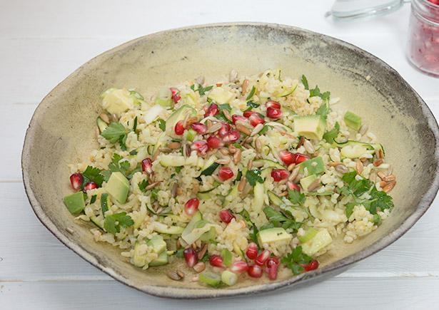 Bunter Bulgursalat
