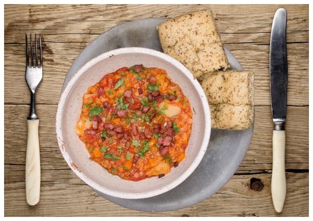 Silver Lining Carrot, Pancetta and Lentil Soup
