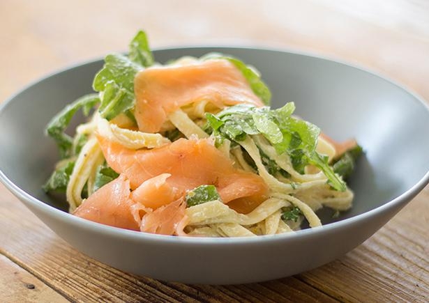 Sensational Smoked Salmon, Ricotta & Caper Fettucini