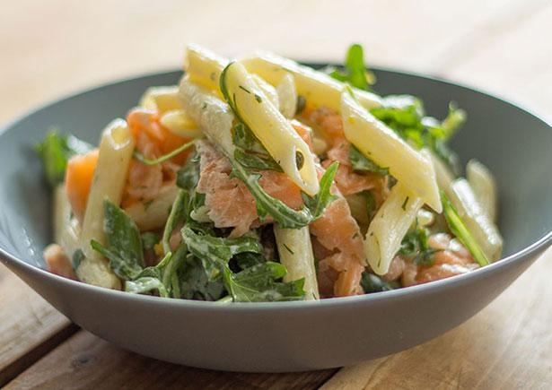 Smoked Salmon Pasta Salad