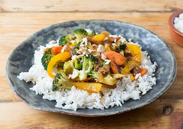 Asiatische Hoisin-Gemüsepfanne