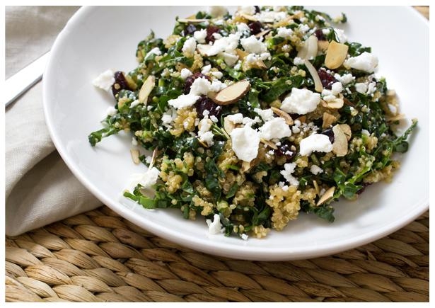 Marinated Kale and Quinoa Salad