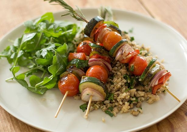 Rosemary Vegetable Kebabs (v)