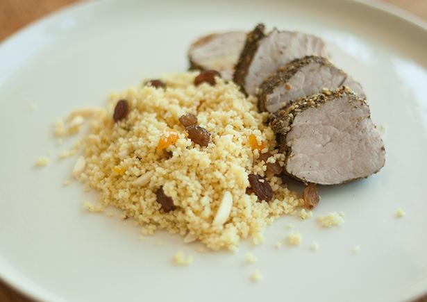 Za’atar Pork with Jewelled Couscous
