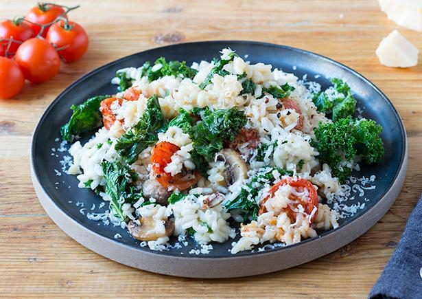 Delikates Grünkohl-Risotto