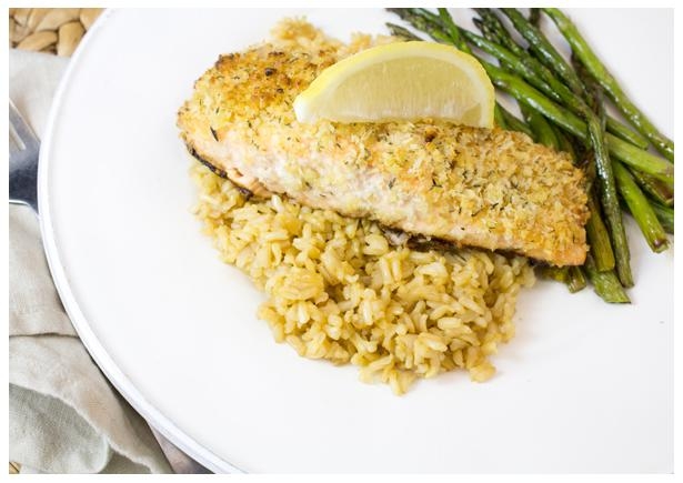 Walnut Crusted Salmon