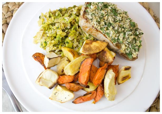 Herb Crusted Pork Chops