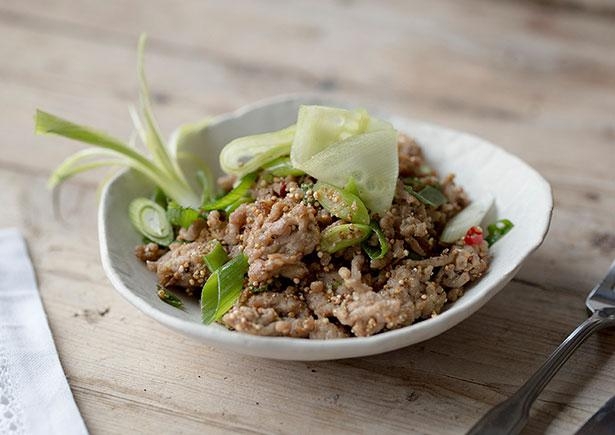 Lemongrass Pork & Toasted Quinoa Larb