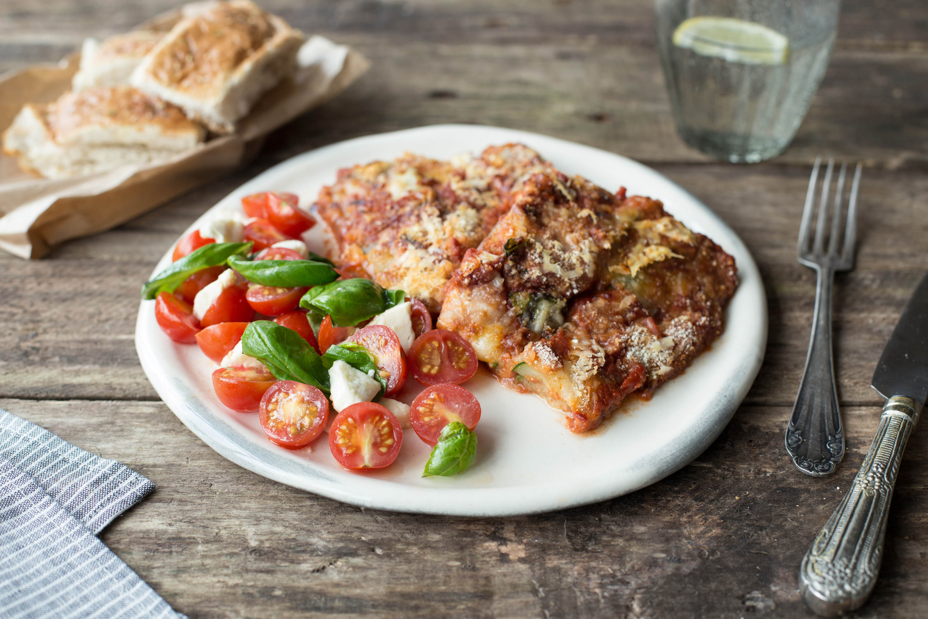 Courgette Parmigiana