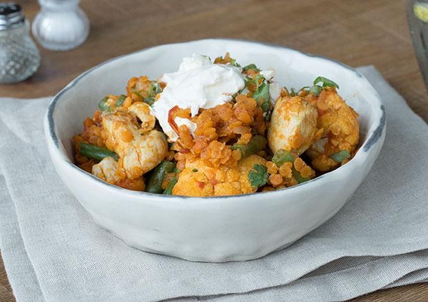 Chicken, Lentil, & Cauliflower Dahling