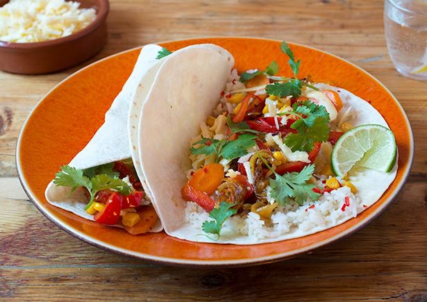 Vegetarische Fajitas