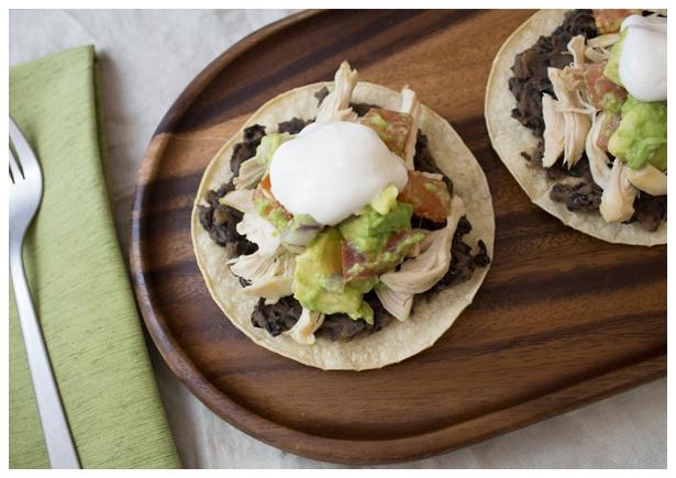 Chicken Tostadas