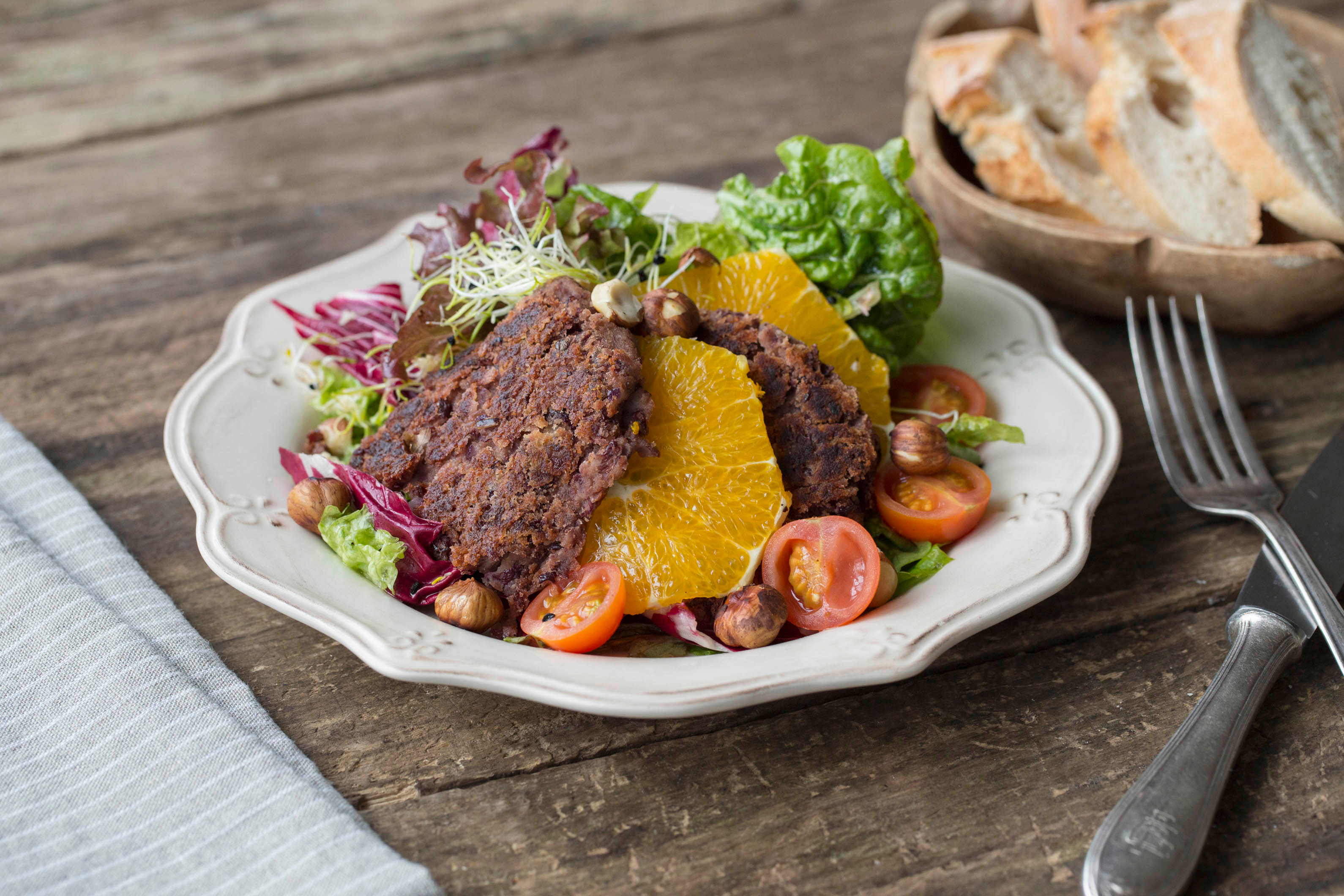 Kidneybohnen-Bratlinge