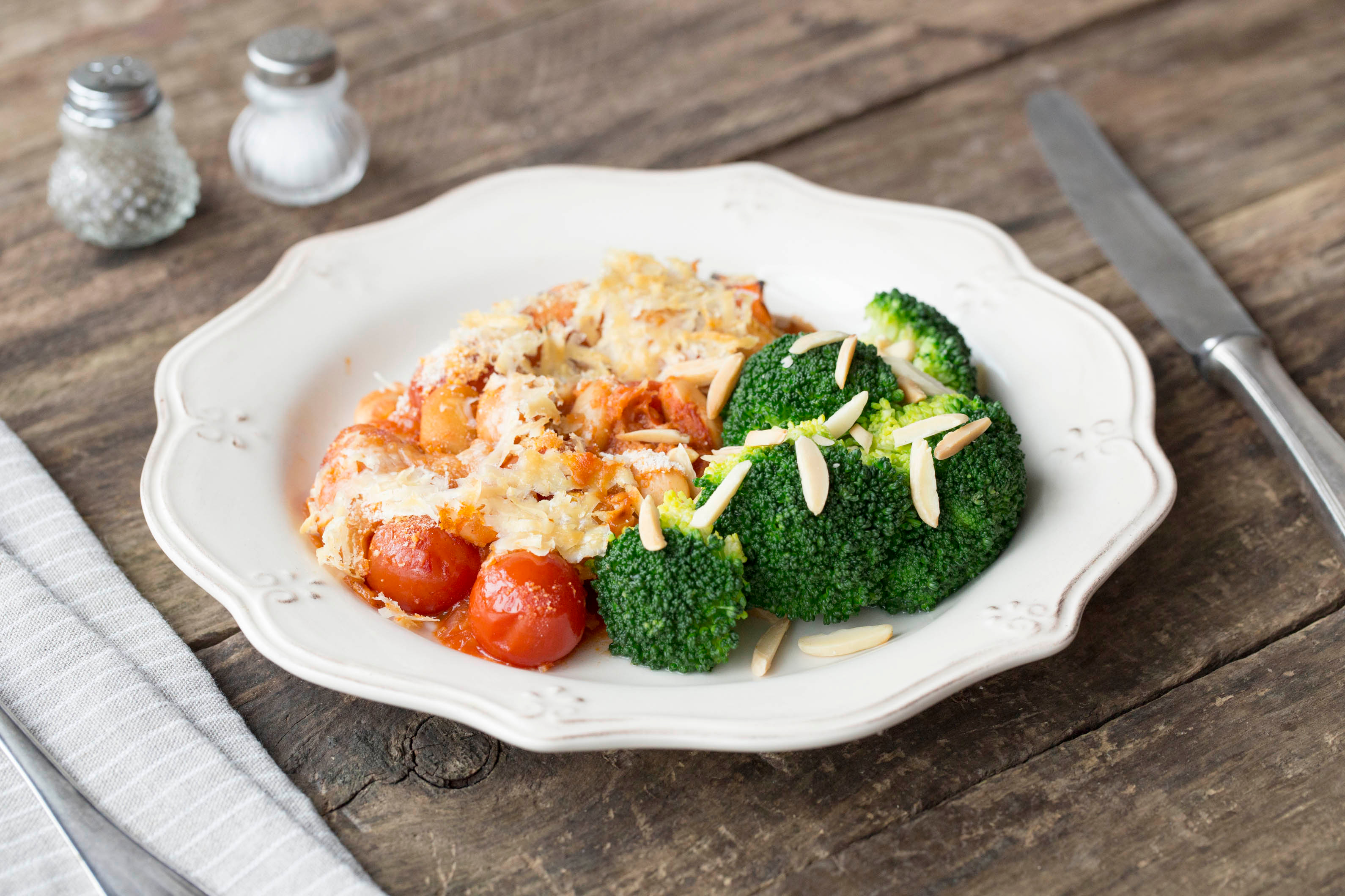 Rosemary Roasted Butternut Squash and Butter Bean Cassoulet