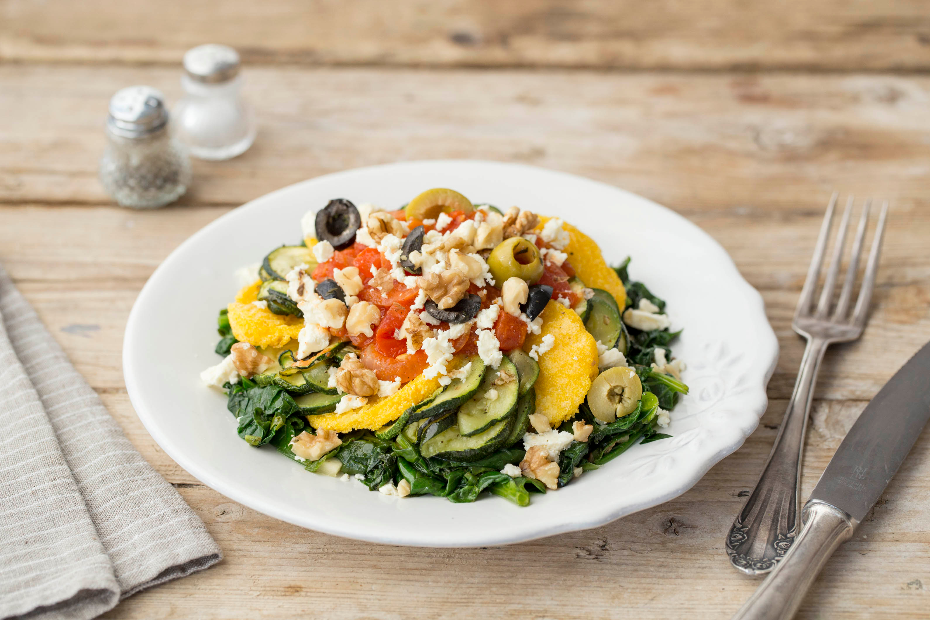 Crispy Polenta Cakes