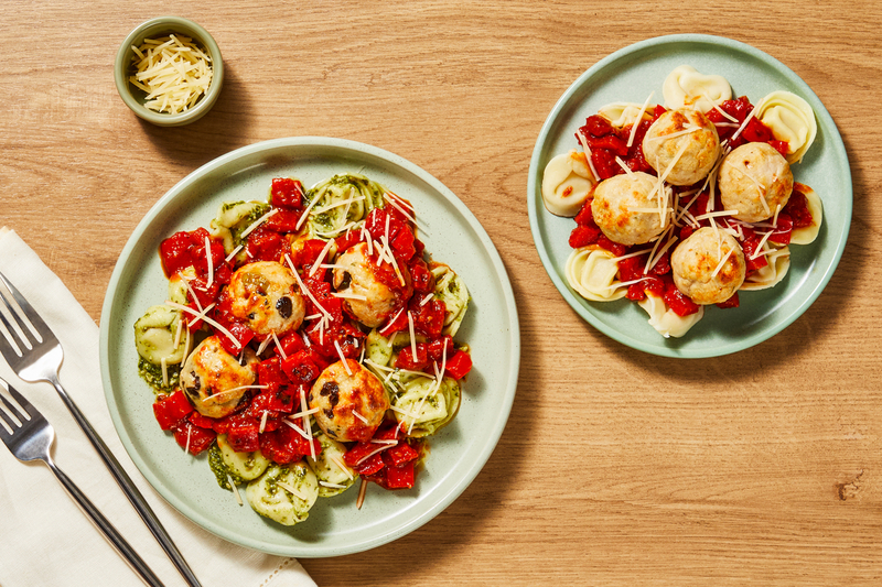 Tortellini aux boulettes de dinde