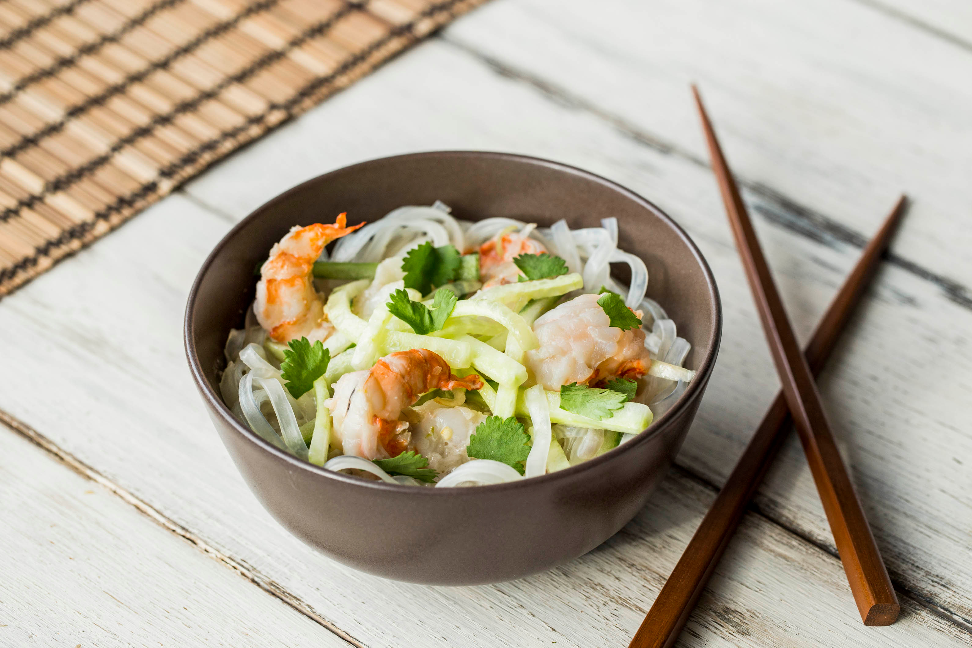 Coconut Poached Prawns