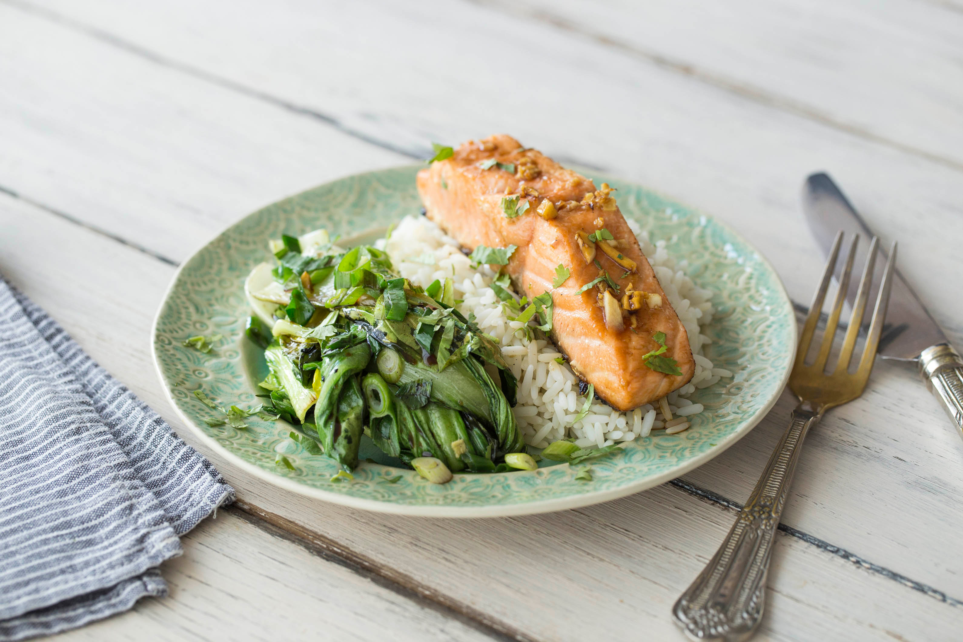 Seared Asian Style Salmon