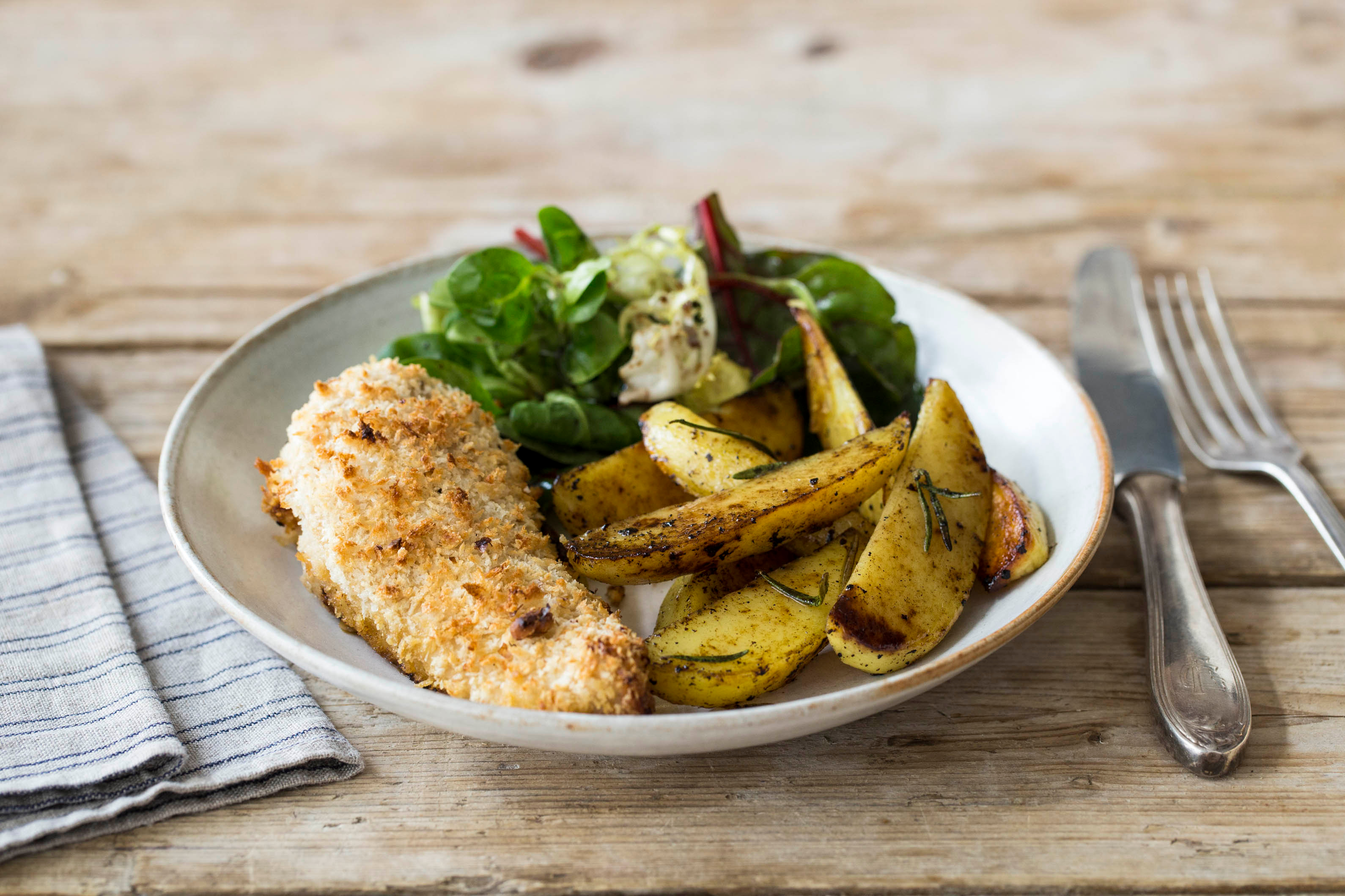 Walnut & Rosemary Crumbed Chicken Breast