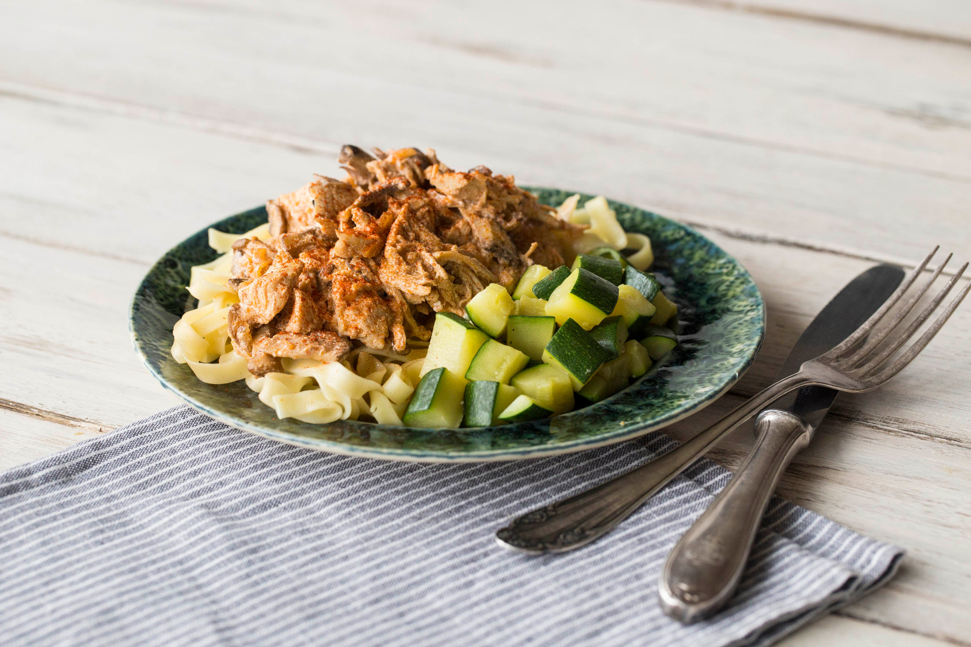 Chicken and Mushroom Stroganoff