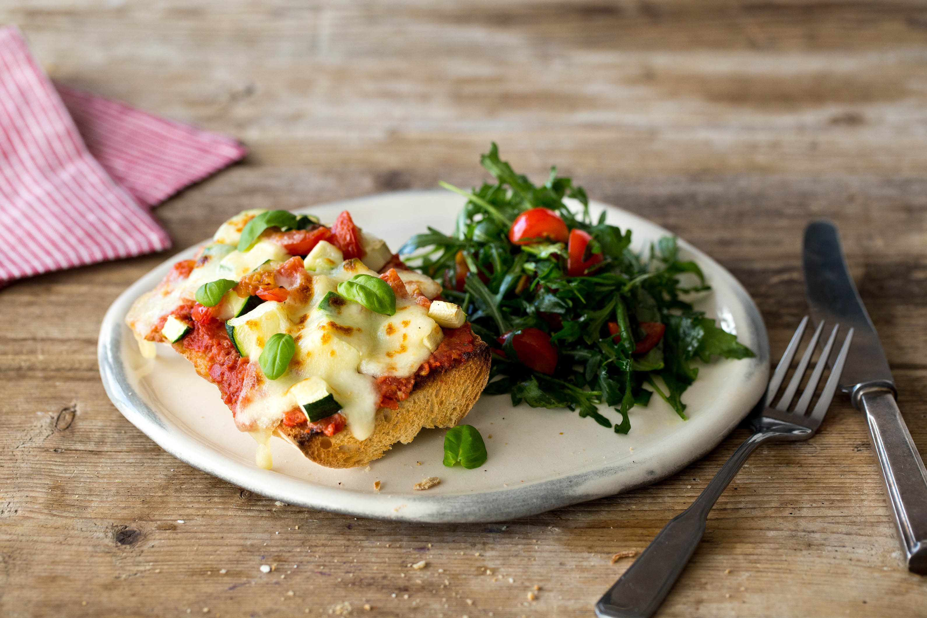 Cheat's Ciabatta Pizzas