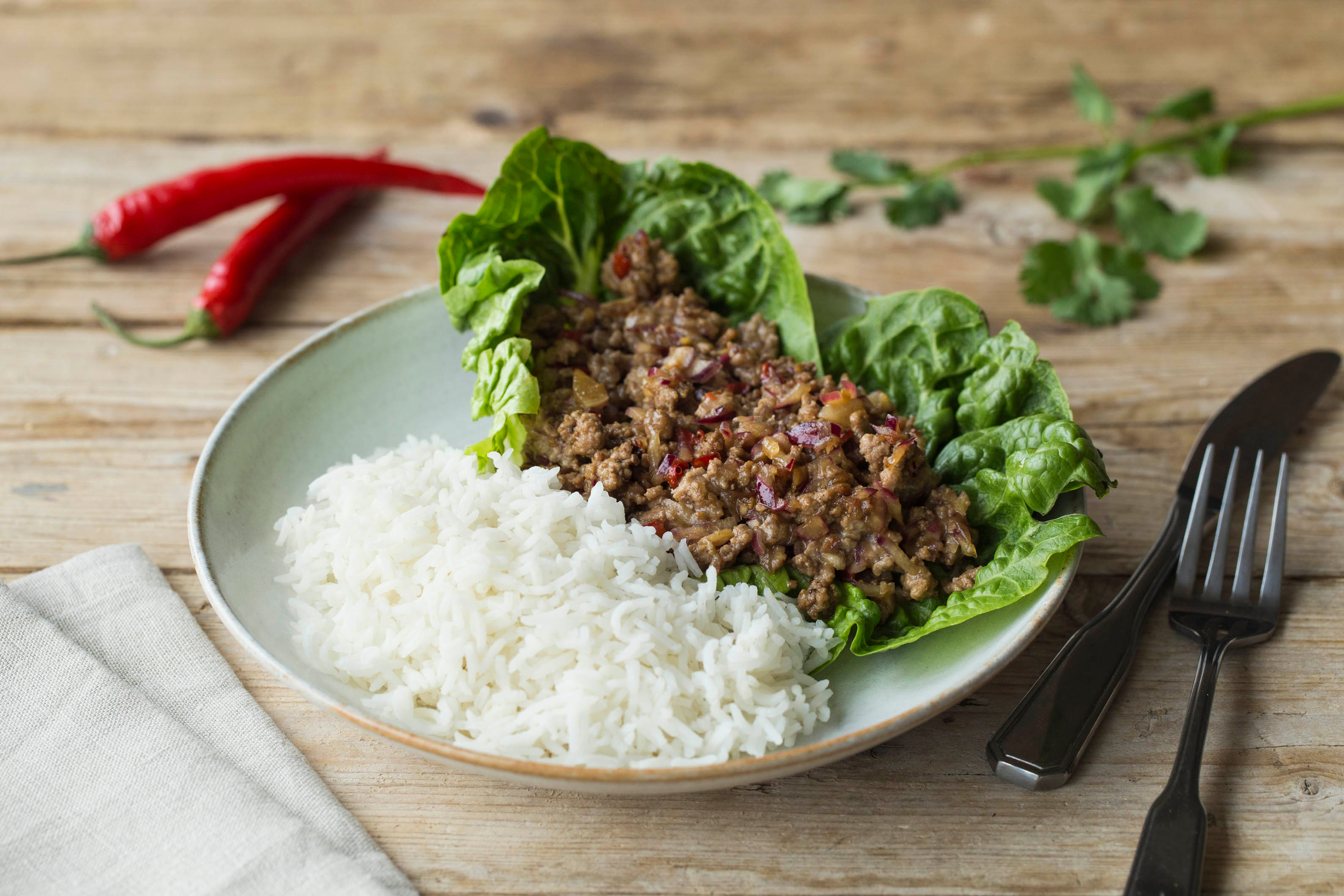 Fresh & Zingy Pork Larb
