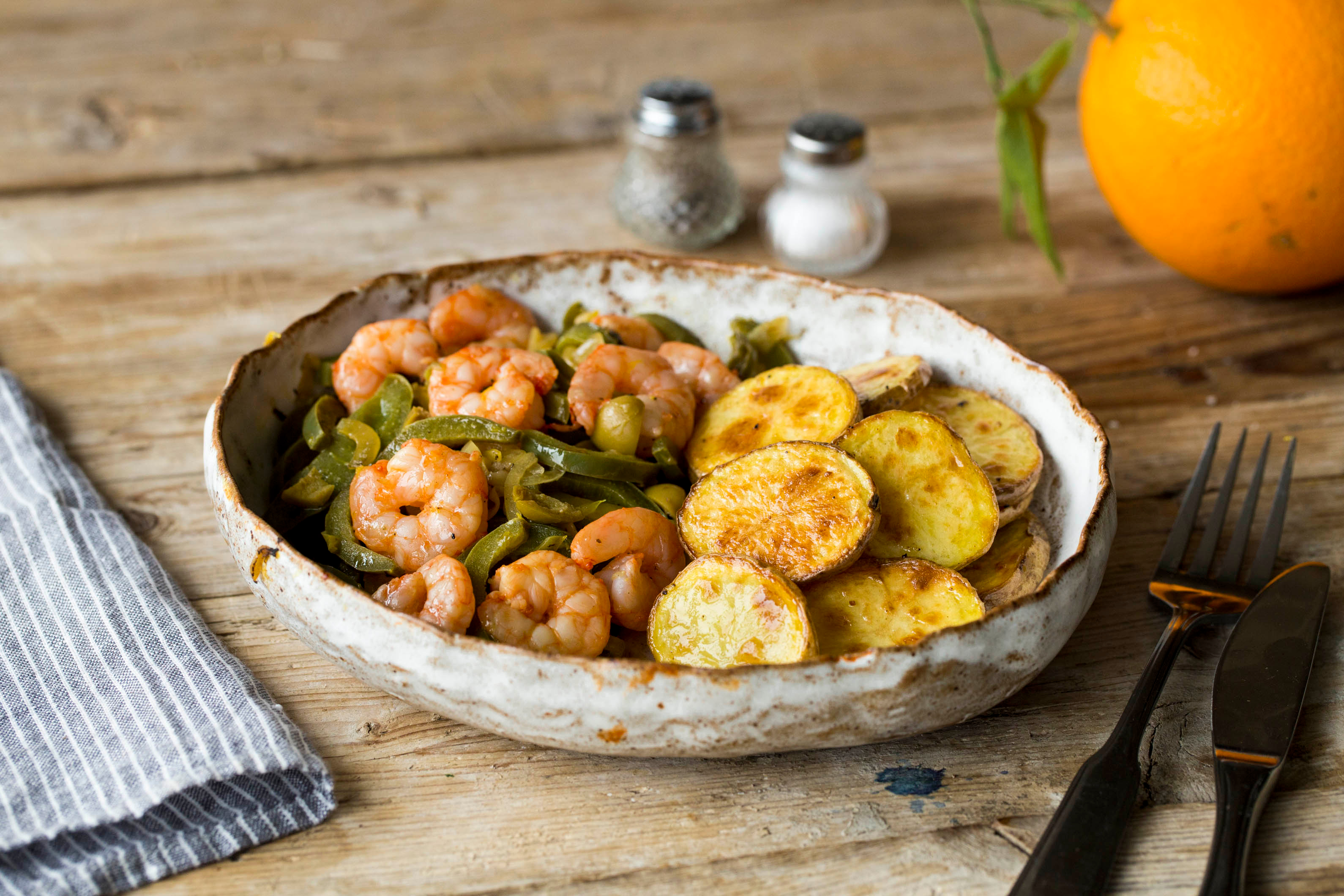 Citrus Skillet Shrimp