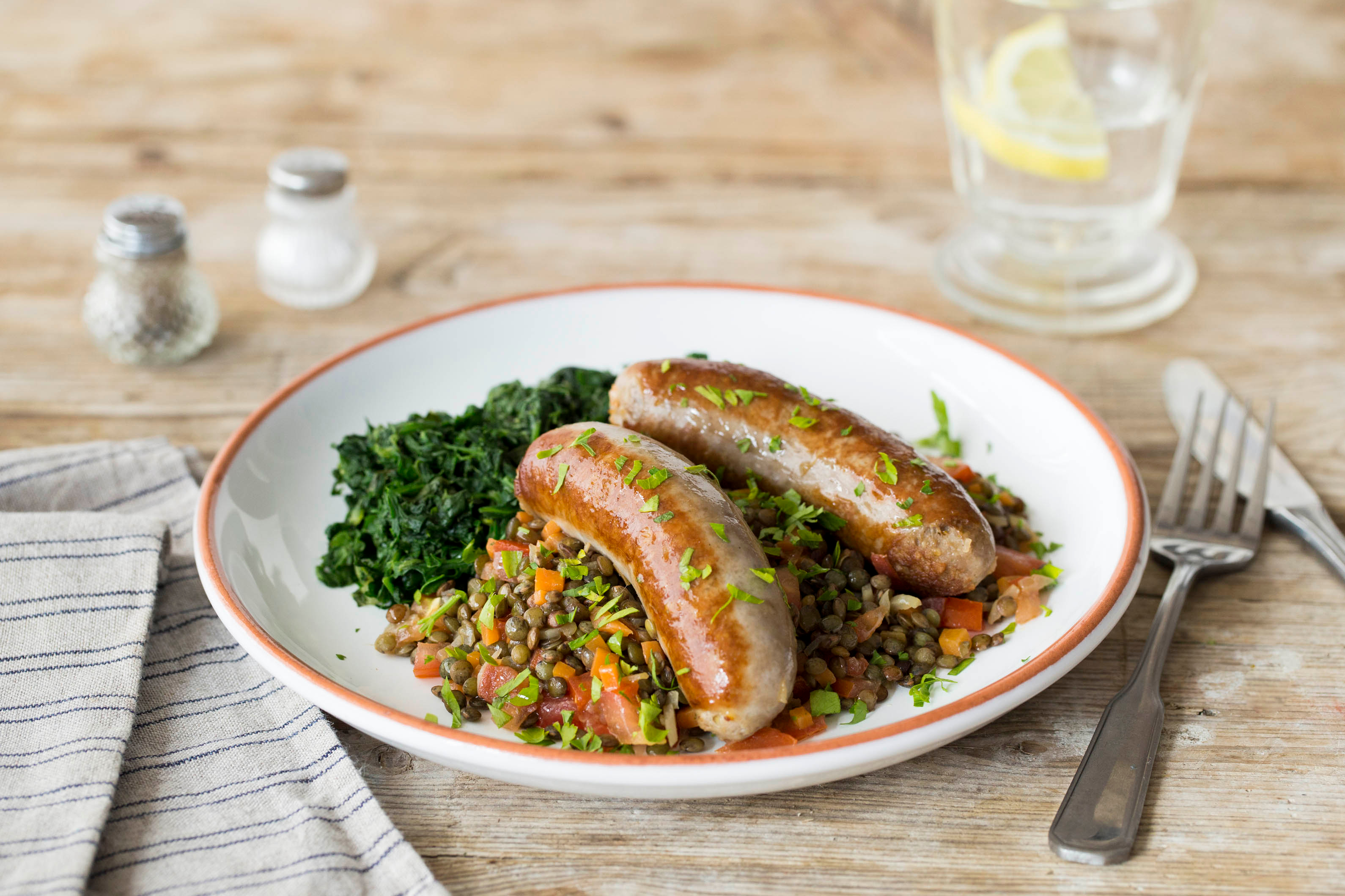 Super Cosy Herby Pork and Lentil Casserole