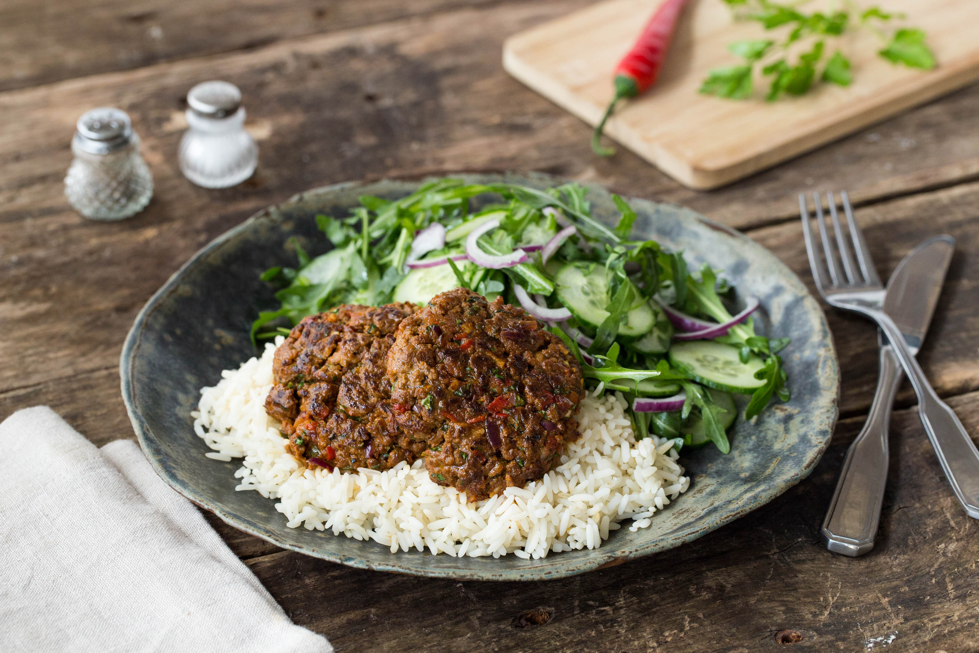 Moroccan Beef Rissoles