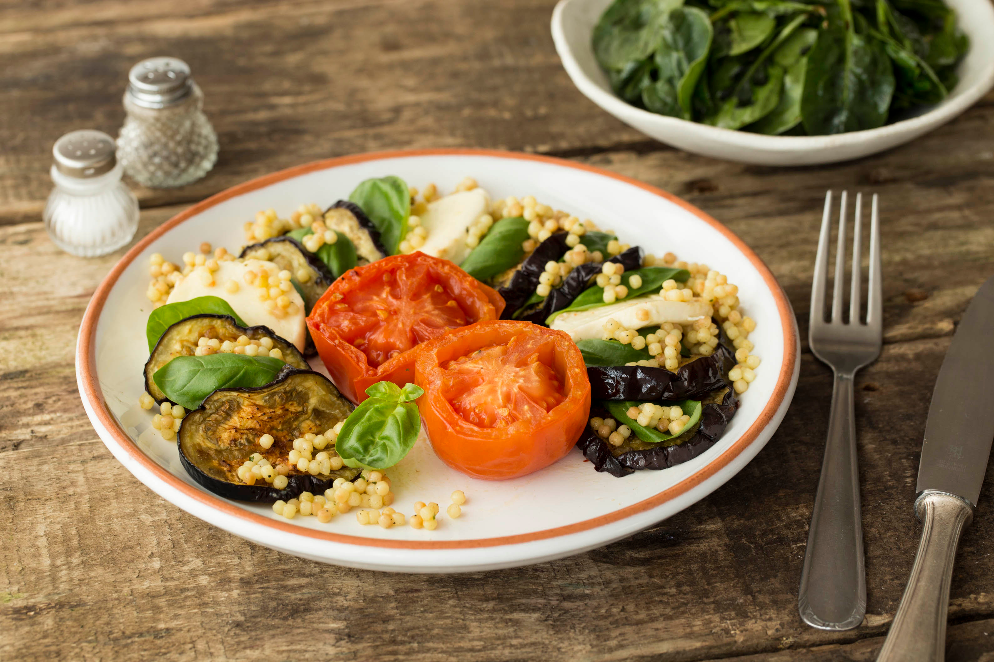 Roasted Eggplant Caprese