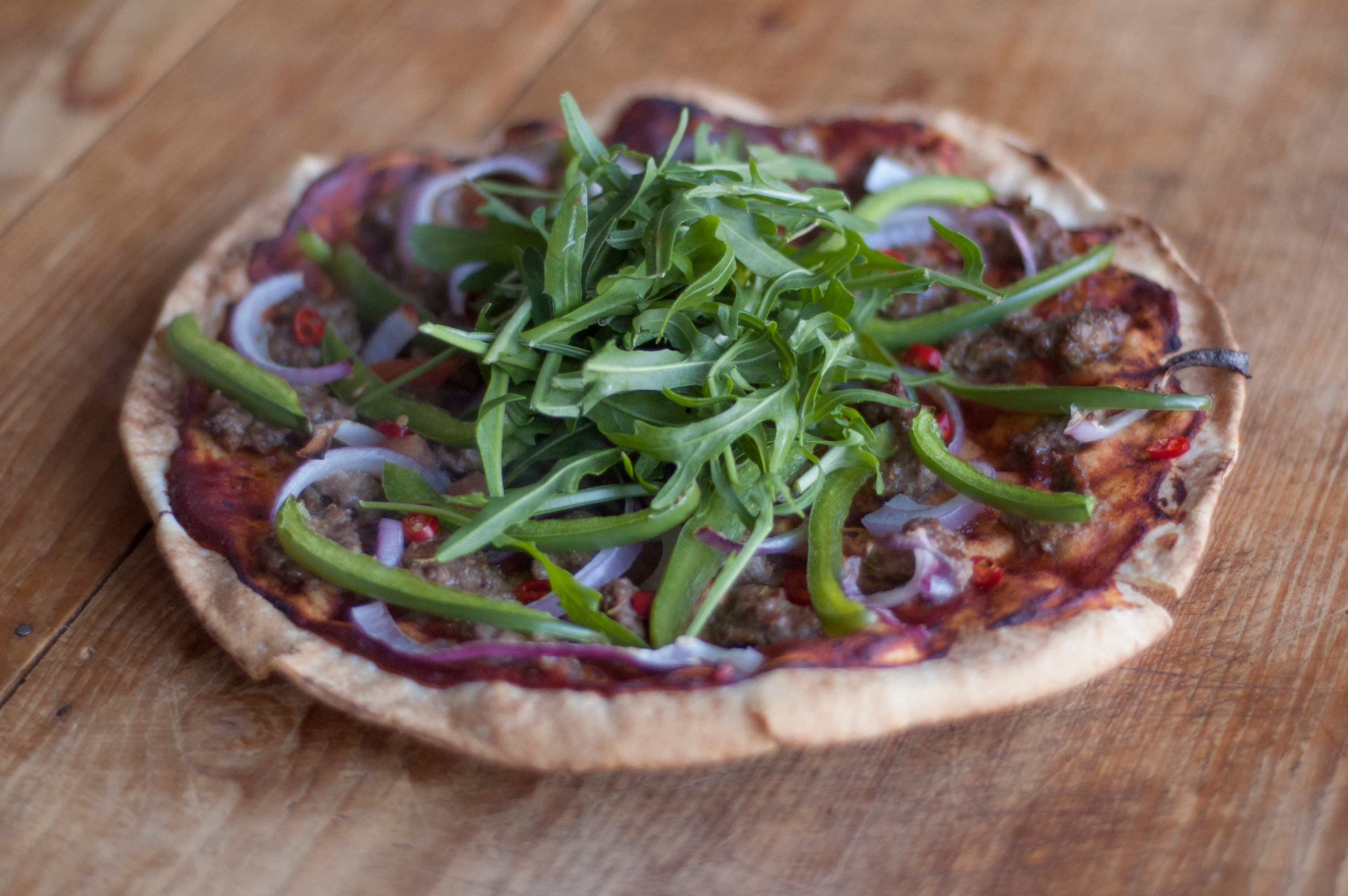 Ras el Hanout Lamb Pizza