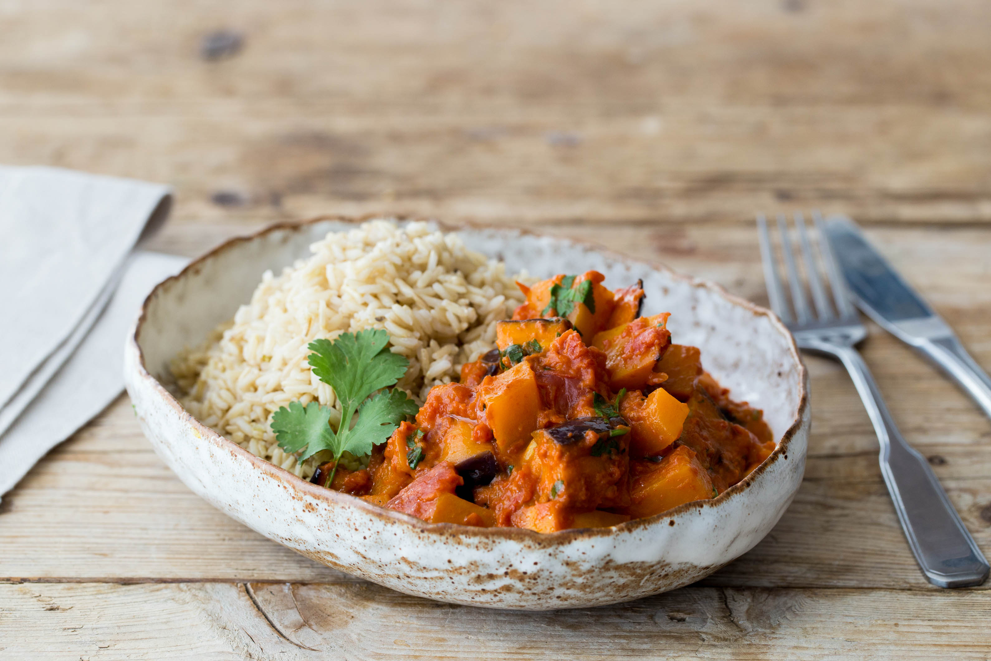 Deliciously Ella's Coconut Thai Curry with Chickpeas