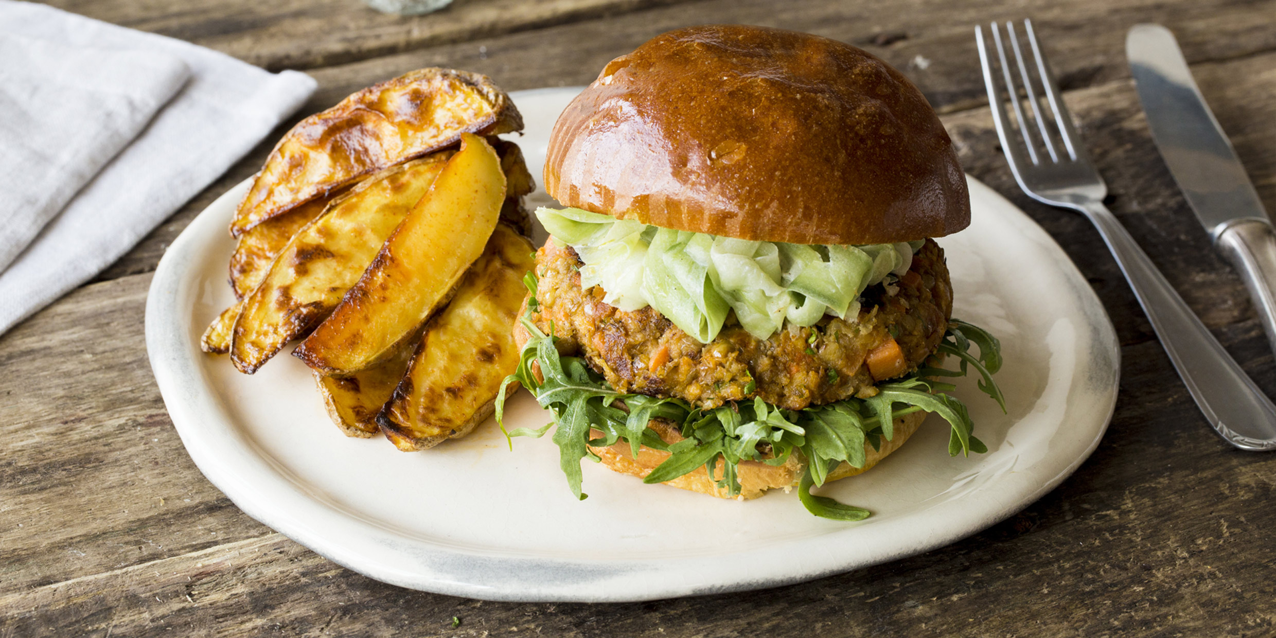 Curried Lentil Burgers